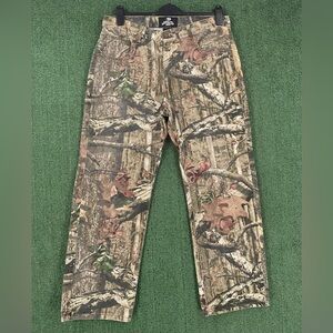 Mossy Oak Tree Bark Camo Camouflage Break Up Infinity Pants Mens Size 33x28